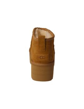 Botín mujer Ugg classic Ultra Mini Platform camel