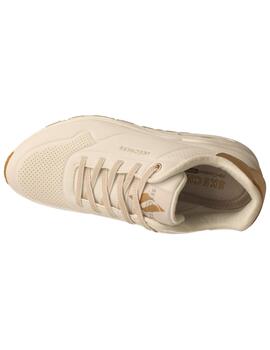 Deportivo mujer Skechers Uno blanco