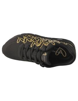 Deportivo mujer Skechers Uno negro-oro