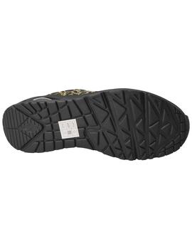 Deportivo mujer Skechers Uno negro-oro