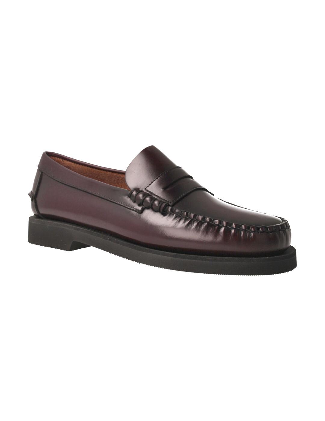 Mocasín hombre Sebago Dan Polaris granate