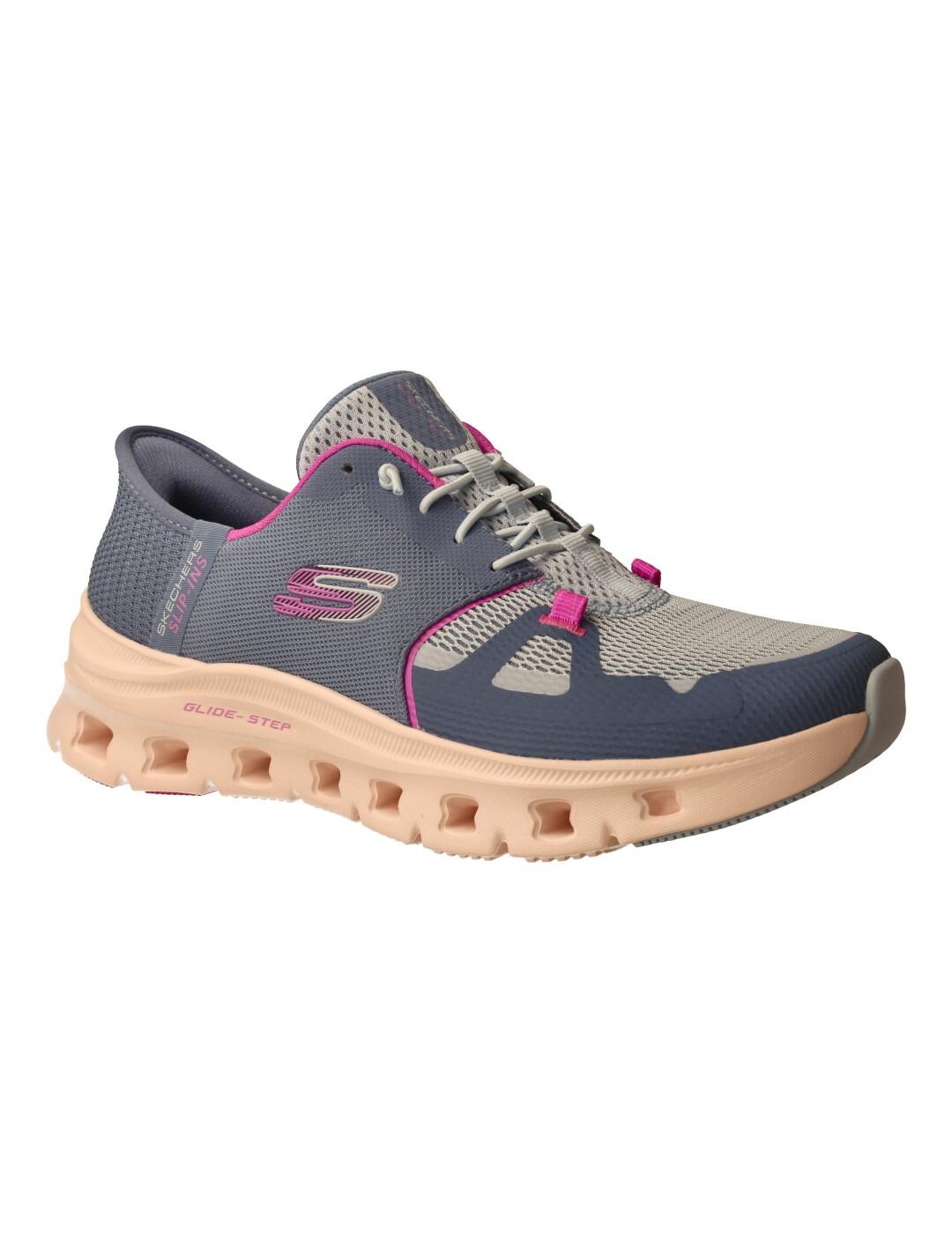 Deportivo mujer Skechers Glide-Step azul