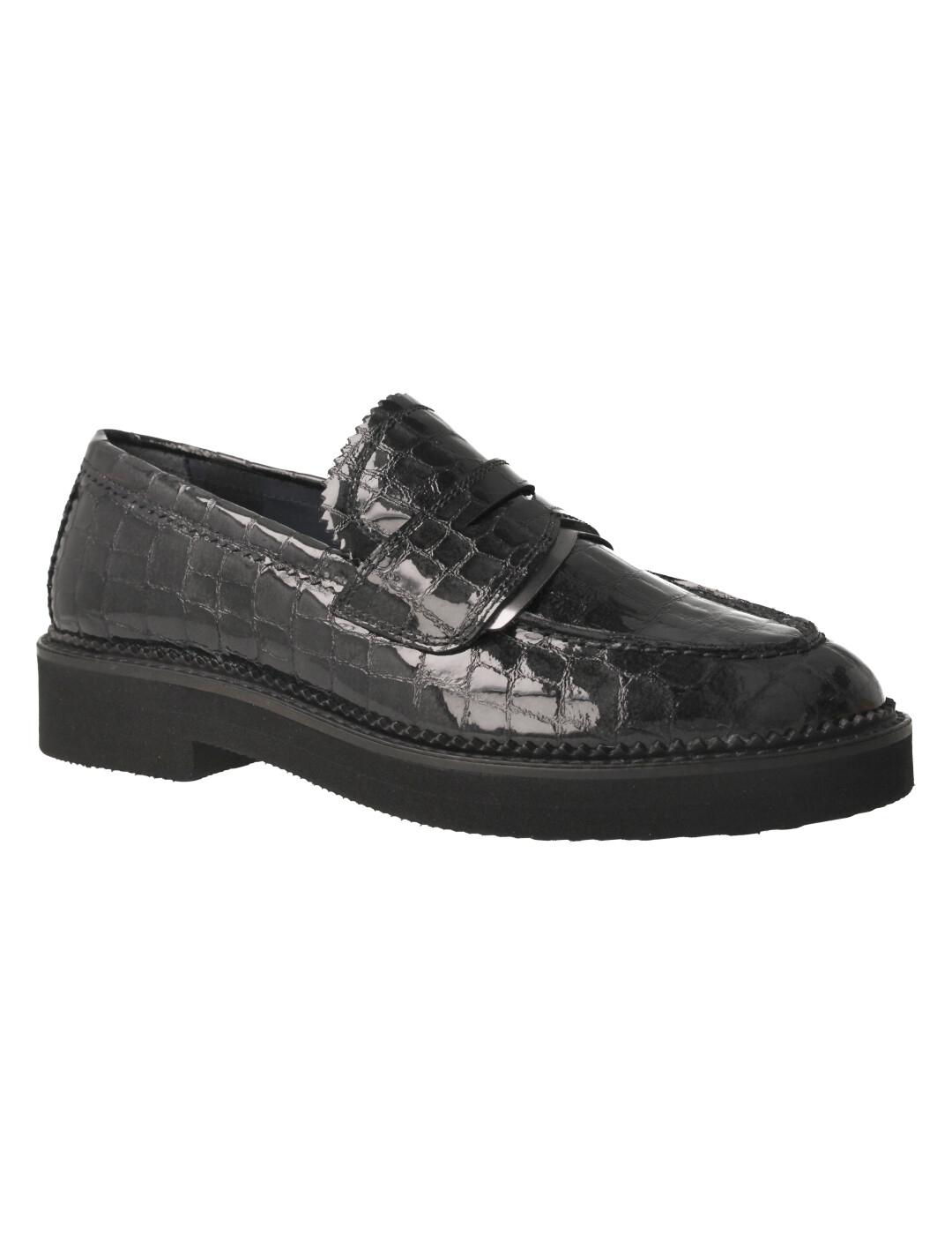 Mocasín mujer Pertini negro