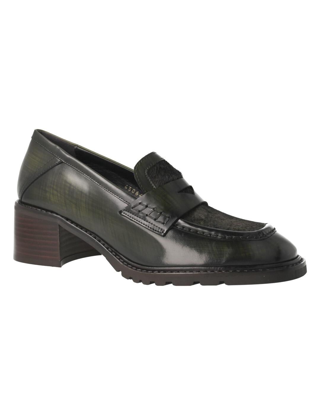 Mocasín mujer Pons Quintana Elena verde