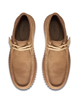 Botín hombre Clarks Torhill beige