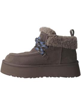 Botín mujer Ugg Funkarra Cabin Cuff gris