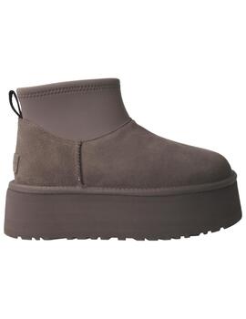 Bota mujer Ugg Classic Mini Dipper gris