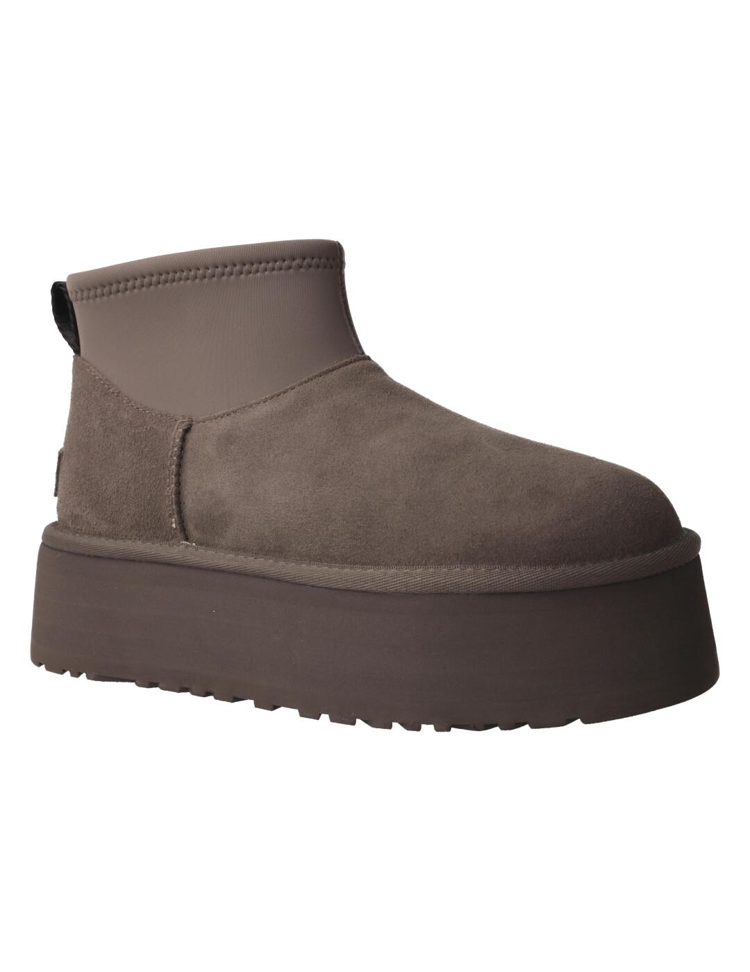 Bota mujer Ugg Classic Mini Dipper gris