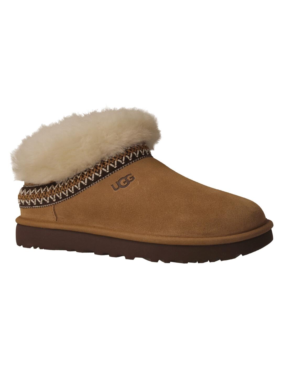 Botín mujer Ugg Classic Mini Crescent camel