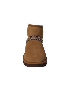 Botín mujer Ugg Classic Mini Crescent camel