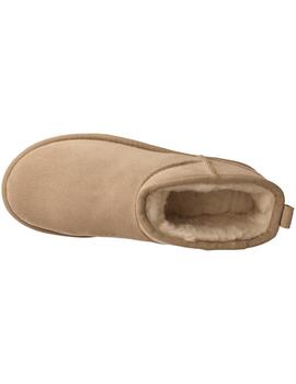 Botín mujer Ugg Classic Ultra Mini Platform beige