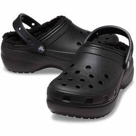 Zueco mujer Crocs Plataforma negro