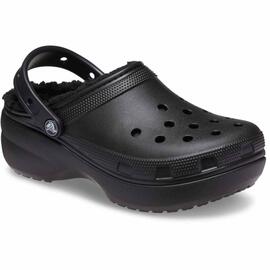 Zueco mujer Crocs Plataforma negro