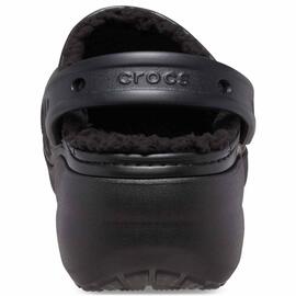 Zueco mujer Crocs Plataforma negro