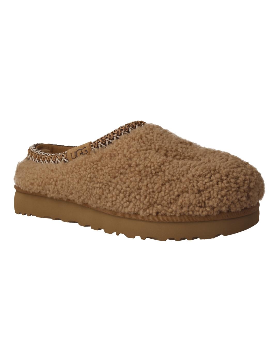 Zueco mujer Ugg Tasman Maxi Curly camel