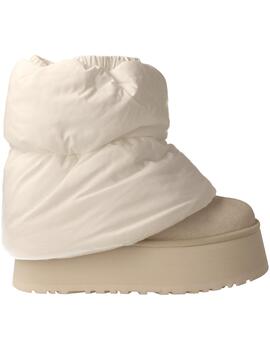 Botín mujer Ugg Classic Mini Dipper Puffer blanco