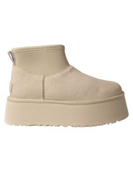 Botín mujer Ugg Classic Mini Dipper Puffer blanco