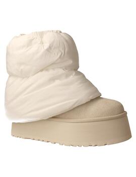 Botín mujer Ugg Classic Mini Dipper Puffer blanco