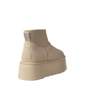 Botín mujer Ugg Classic Mini Dipper Puffer blanco