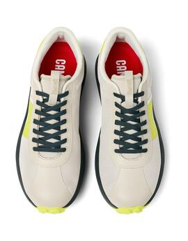 Deportivo hombre Camper Pelotas gris -amarillo