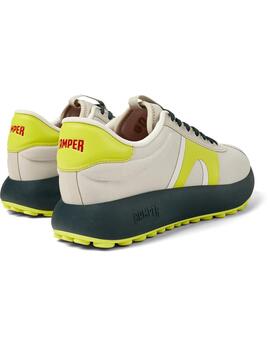 Deportivo hombre Camper Pelotas gris -amarillo