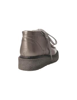 Zapato Wallaby mujer Weekend plateado