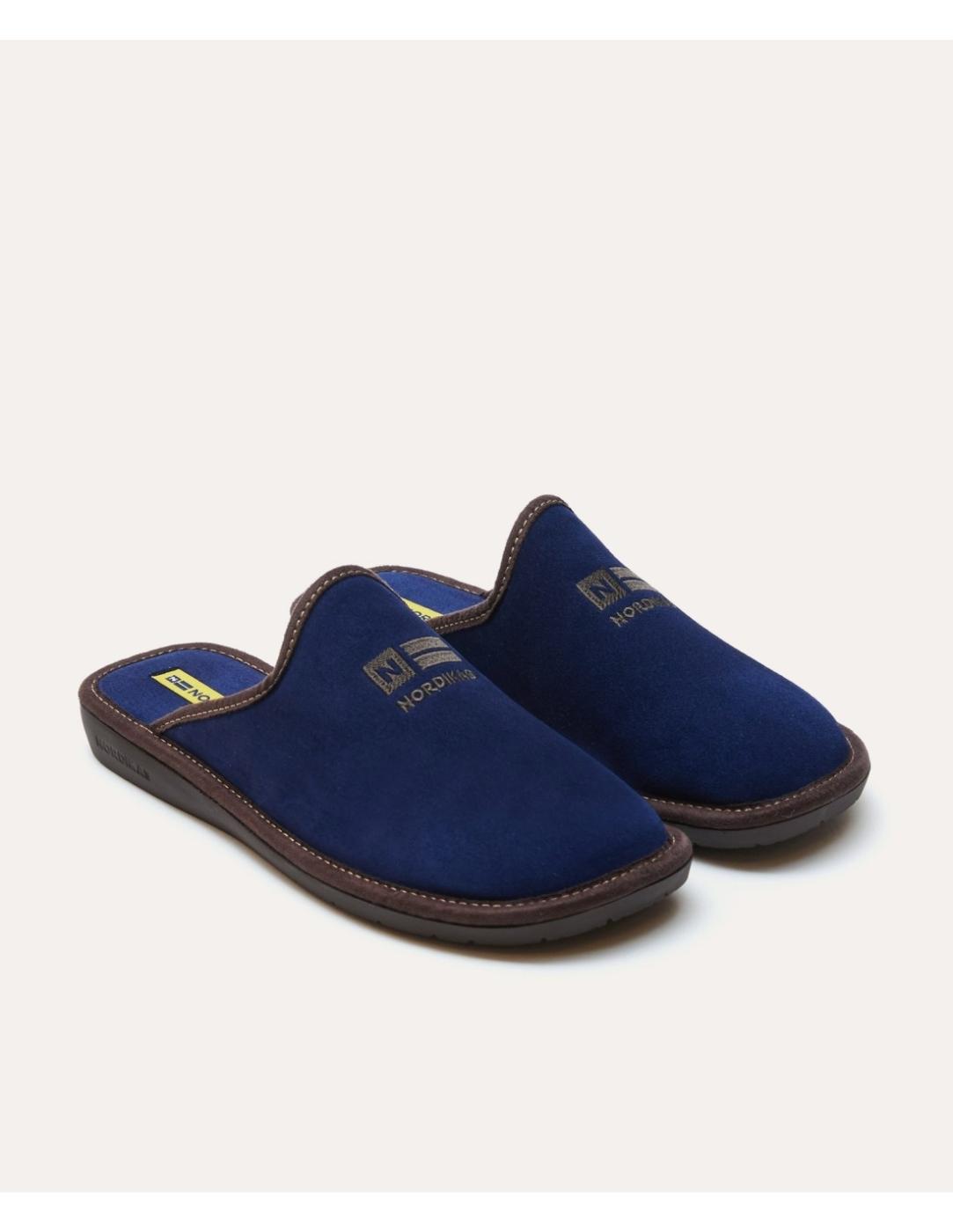 Zapatilla casa hombre Nordikas Top Line azul