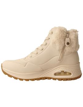 Boín mujer Skechers Uno Rugged blanco