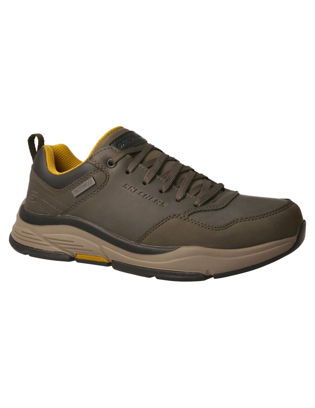 Deportivo Waterproof hombre Skechers Benago verde