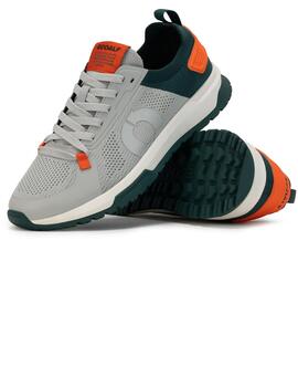 Deportivo hombre Ecoalf Mumbai gris/verde