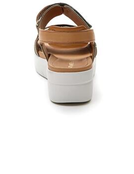 Sandalia mujer Stonefly Aqua camel-verde