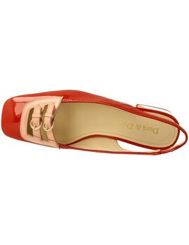 Zapato mujer Durá&Durá coral