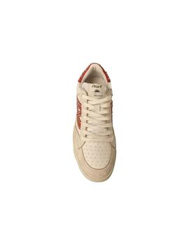 Deportivo mujer Ash Moonlight studs blanco-rojo