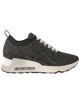 Deportivo mujer Ash Laika negro/plata