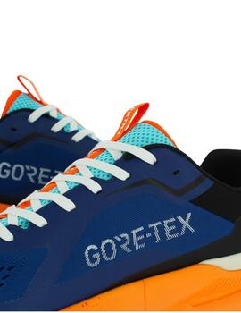 Deportivo gore-tex hombre Extr4 azul/naranja