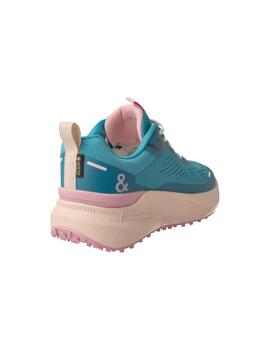 Deportivo Gore-Tex mujer Extr4 azul/rosa